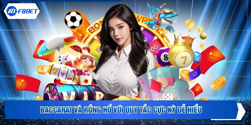 Baccarat và rồng hổ với quy tắc cực kỳ dễ hiểu
