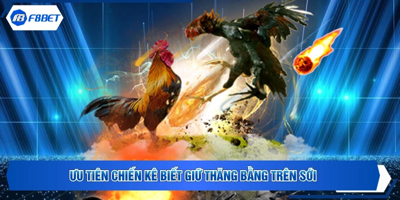 Ưu tiên chiến kê biết giữ thăng bằng trên sới